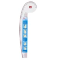 Multi-function curved rule, perfect for waist, hips and in-seam - 611501 Prym