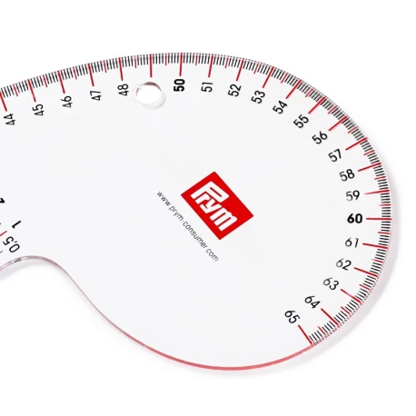 Multi-function curved rule, perfect for waist, hips and in-seam - 611501 Prym