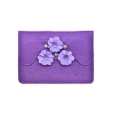 Kit fai-da-te Astuccio porta tablet in feltro con fiore - Set completo colore viola - KFR04/8 Miola
