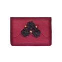 Kit fai-da-te Astuccio porta tablet in feltro con fiore - Set completo colore bordeaux - KFR04/8 Miola