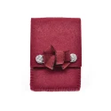 Kit fai-da-te Astuccio porta smartphone in feltro con fiocco - Set completo colore bordeaux - KFR05/4 Miola