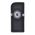DIY felt glasses holder with button - Complete set in black - KFR03/3 Miola