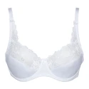 AURORA microfibre underwired bra with lace inserts, cup C