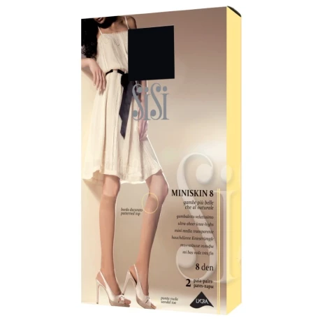 Gambaletto estivo velatissimo Miniskin 8 den SiSi - 2 paia