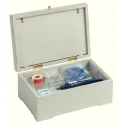 Workbox, white wood, antique style with glass front - 612532 Prym
