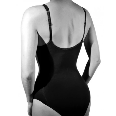 Body in cotone biologico senza cuciture con coppe preformate - Articolo PEONIA by Gios Intimo