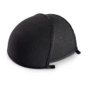 Lightweight, breathable polyester cups for dresses and brassieres, edged in cool cotton
