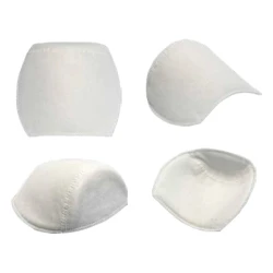 Half raglan shoulder pads with straight cut Valentino style