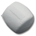 Half raglan shoulder pads with straight cut Valentino style
