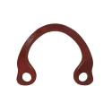 Manici per borse con asola in legno naturale 17cm - MA112 Mas