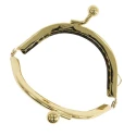 Chiusura per borsellino clic clac tondini argento - MA159 M.A.S.