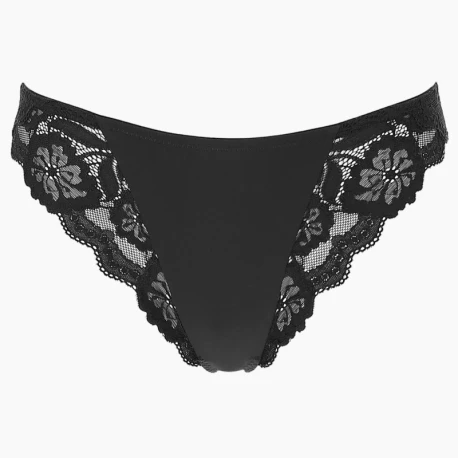 Brazilian briefs in soft, refined black lace Art. 253 Lepel
