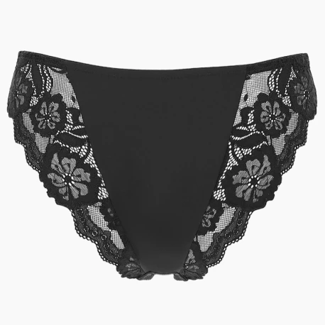 Brazilian briefs in soft, refined black lace Art. 253 Lepel