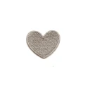 Cuore piccolo patch ricamata e termoadesiva - Modidea