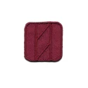 Square plain-coloured iron-on patch