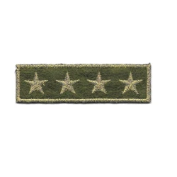Stars military ranks embroidered iron-on patch 2
