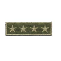Stelle gradi militare patch ricamata e termoadesiva - Modidea