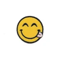 Smile, Faccina, Emoticon, Emoji linguaccia patch piccola termoadesiva - Modidea