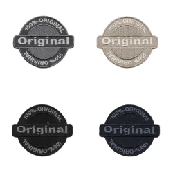 Round 100% Original embroidered iron-on patch badge