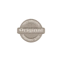Small round 100% original embroidered iron-on patch 2