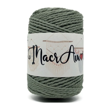Macramore Mondial 3mm recycled cotton macramé cord 500g