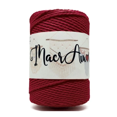 Macramore Mondial 3mm recycled cotton macramé cord 500g