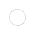 White plastic dreamcatcher hoop ring - 13 to 30 cm