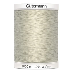 Filo per cucire Gutermann colore 299 Beige Sabbia spola da 1000m