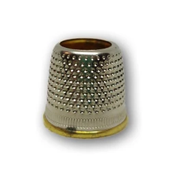 Nickel-plated brass open thimble 20mm