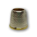 Nickel-plated brass open thimble 20mm