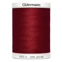 Filo per cucire Gutermann colore 369 Bordeaux spola da 1000m