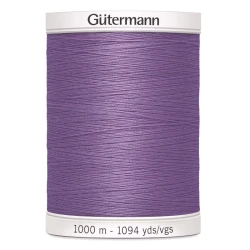 Gutermann sewing thread colour 391 Dark Lilac 1000m spool
