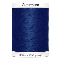 Filo per cucire Gutermann colore 214 Blu Denim spola da 1000m