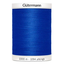Filo per cucire Gutermann colore 315 Blu Royal spola da 1000m