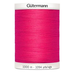 Filo per cucire Gutermann colore 733 Rosa Fuxia spola da 1000m