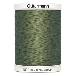 Gutermann thread 824 Khaki Green 1000m spool
