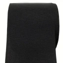 Bi-elastic shiny black Lycra ribbon 10 cm high