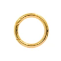 Moschettoni tondi apribili con sicura a molla Ø 3cm - Oro FF432 Benox