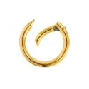 Moschettoni tondi apribili con sicura a molla Ø 3cm - Oro FF432 Benox