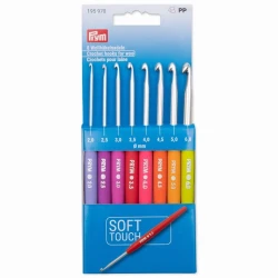 Set di 8 uncinetti assortiti con impugnatura morbida Soft Touch - 195970 Prym 2