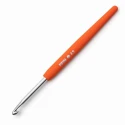Set of 8 assorted crochet hooks with Soft Touch soft grip handles - 195970 Prym