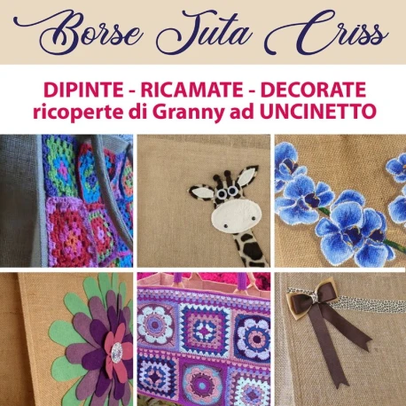 Borsa di Juta ecologica CRISS da personalizzare e decorare