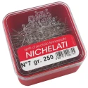 Spilli INFLEX in acciaio temperato nichelati 250gr. - Leone dell'era