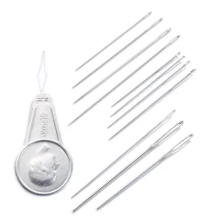 Assortimento completo di 50 aghi per cucito, ricamo e rammendo, con infila aghi omaggio - 128400 Prym