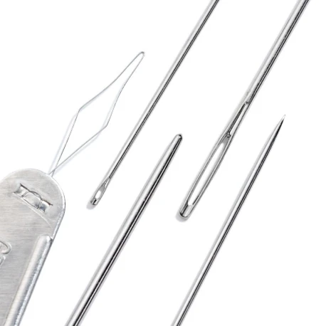 Assortimento completo di 50 aghi per cucito, ricamo e rammendo, con infila aghi omaggio - 128400 Prym