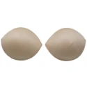 Light soft oval cups for swimsuit and bra - nude or black