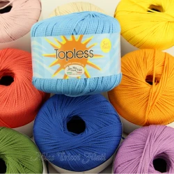 Topless Happy Ibiza Stretch gomitolo di Filato elasticizzato per realizzare Costumi all'uncinetto - Miss Tricot Filati