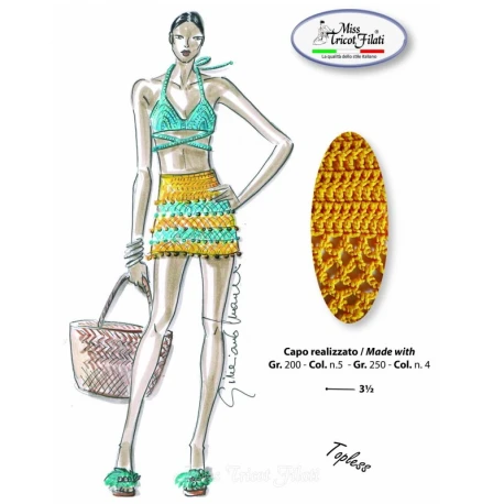Happy Ibiza stretch yarn for crochet swimwear & bikinis