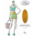 Topless Happy Ibiza Stretch gomitolo di Filato elasticizzato per realizzare Costumi all'uncinetto - Miss Tricot Filati