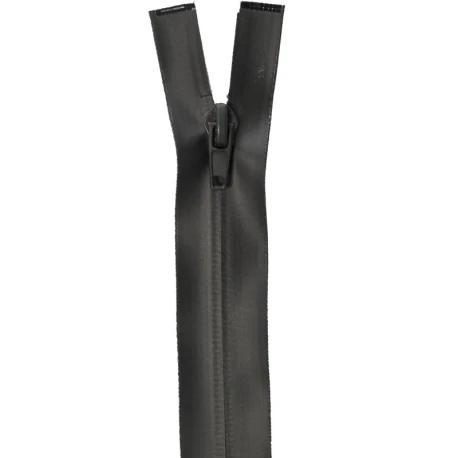 Rubber-coated waterproof zip 100cm divisible single-slider (1 metre) Black